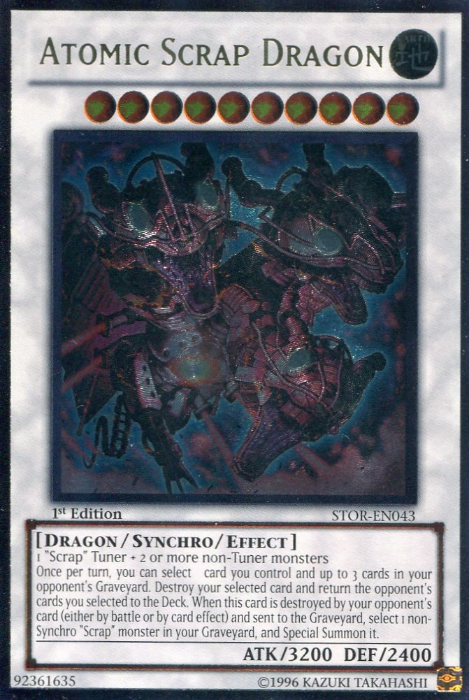 画像1: 【特価品】英語版 アトミック・スクラップ・ドラゴン STOR-EN043 1st（アルティメットレア）