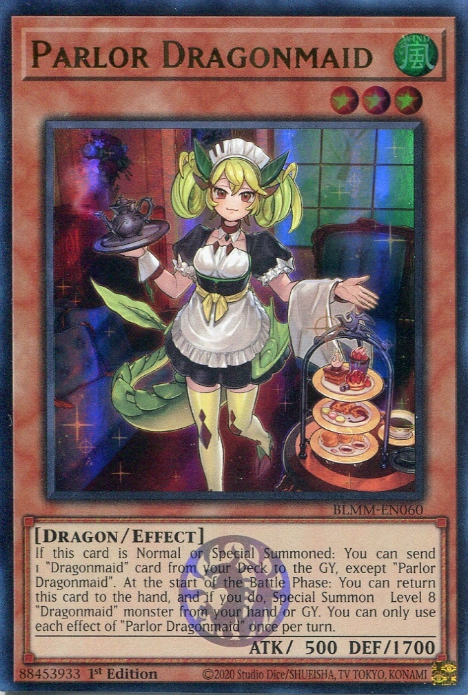 画像1: 【特価品】英語版 ドラゴンメイド・パルラ BLMM-EN060 1st（ウルトラレア）