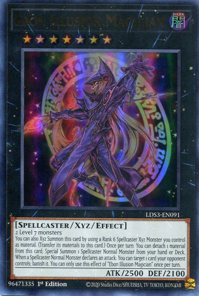 画像1: 【特価品】英語版 幻想の黒魔導師 LDS3-EN091 1st（ウルトラレア）