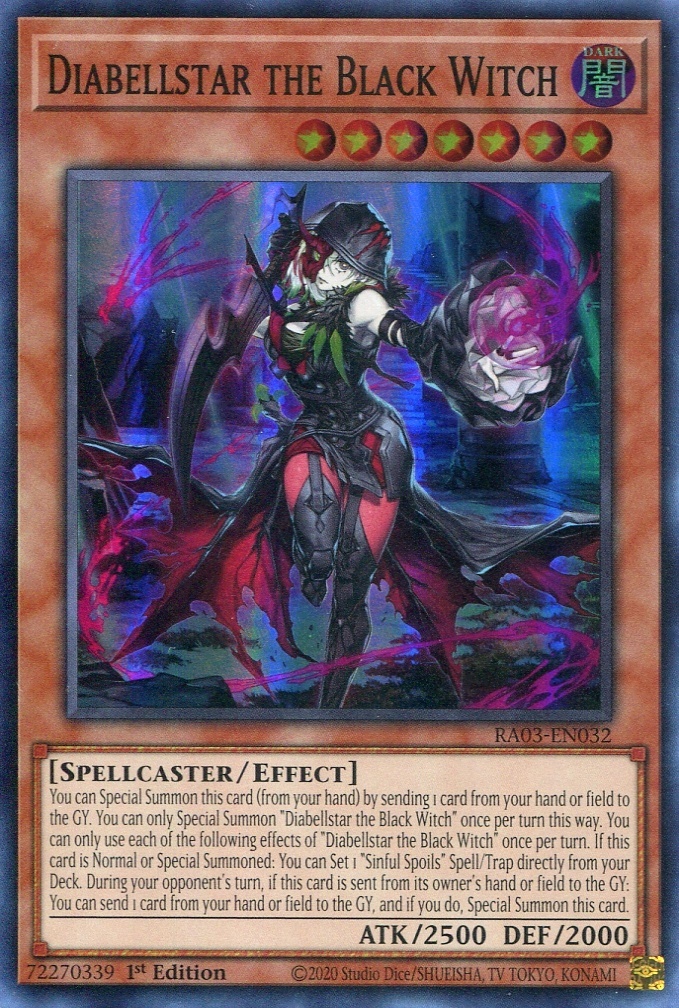 画像1: 【特価品】英語版 黒魔女ディアベルスター RA03-EN032 1st（スーパーレア）