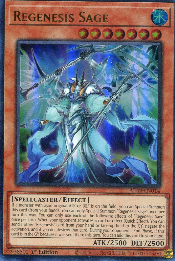 画像1: 【特価品】英語版 再世の導神 シェモース ALIN-EN014 1st（ウルトラレア）