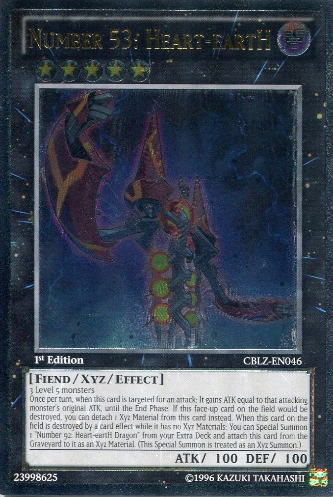 画像1: 【特価品】英語版 Ｎｏ.５３ 偽骸神 Ｈｅａｒｔ－ｅａｒｔＨ CBLZ-EN046（アルティメットレア）