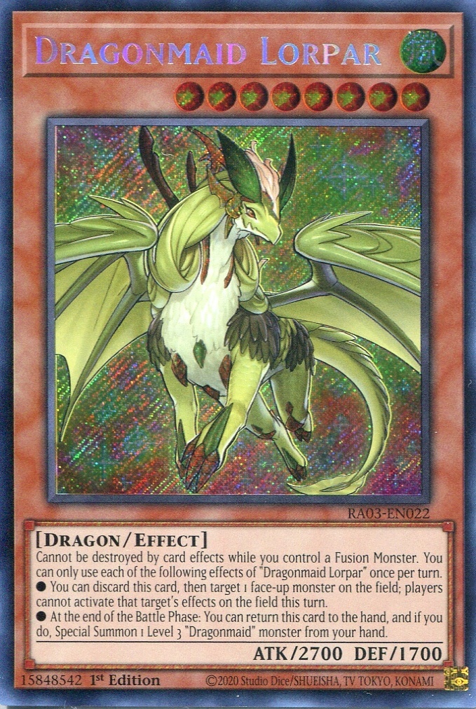 画像1: 【特価品】英語版 ドラゴンメイド・ルフト RA03-EN022 1st（シークレットレア）