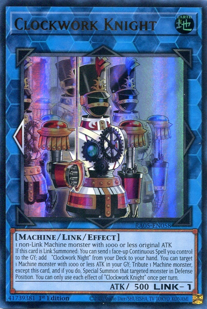 画像1: 【特価品】英語版 機械仕掛けの騎士 RA05-EN058 1st（ウルトラレア）