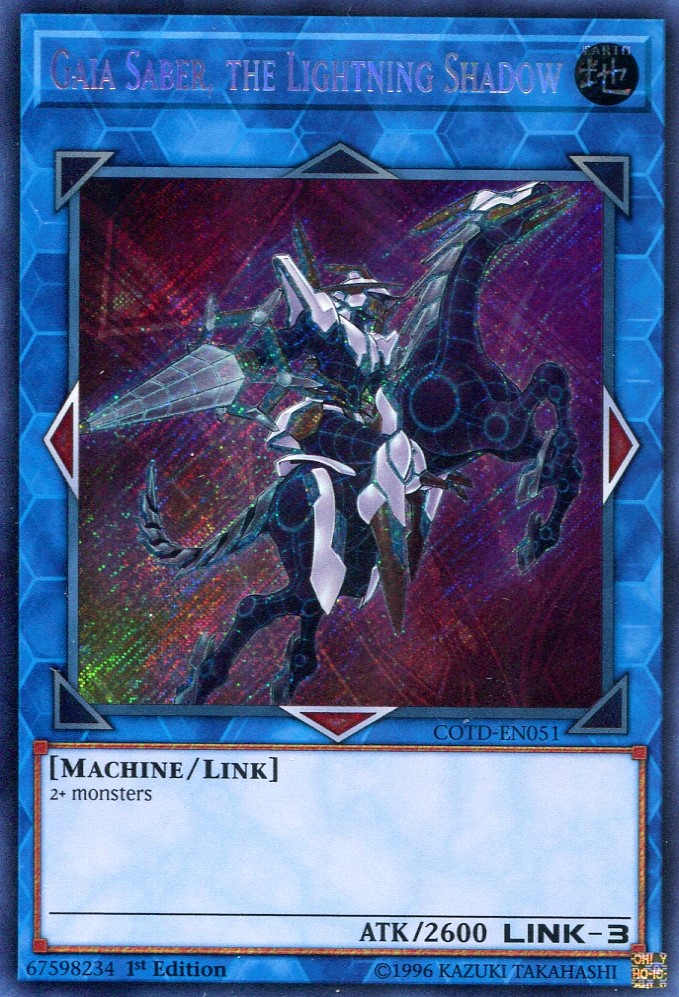 画像1: 【特価品】英語版 電影の騎士ガイアセイバー COTD-EN051 1st（シークレットレア）