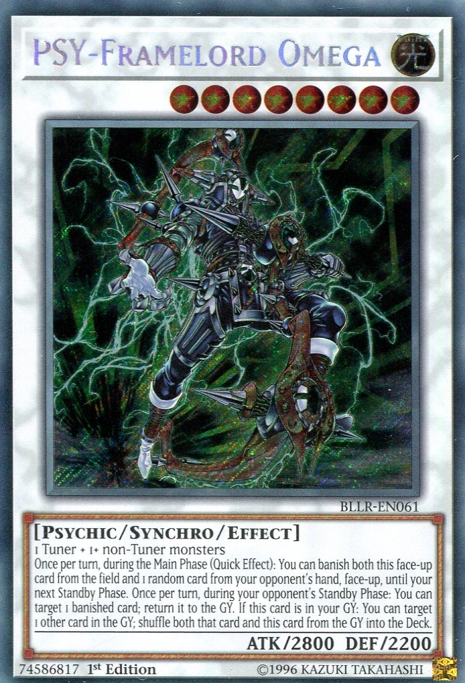 画像1: 【特価品】英語版 ＰＳＹフレームロード・Ω BLLR-EN061 1st（シークレットレア）